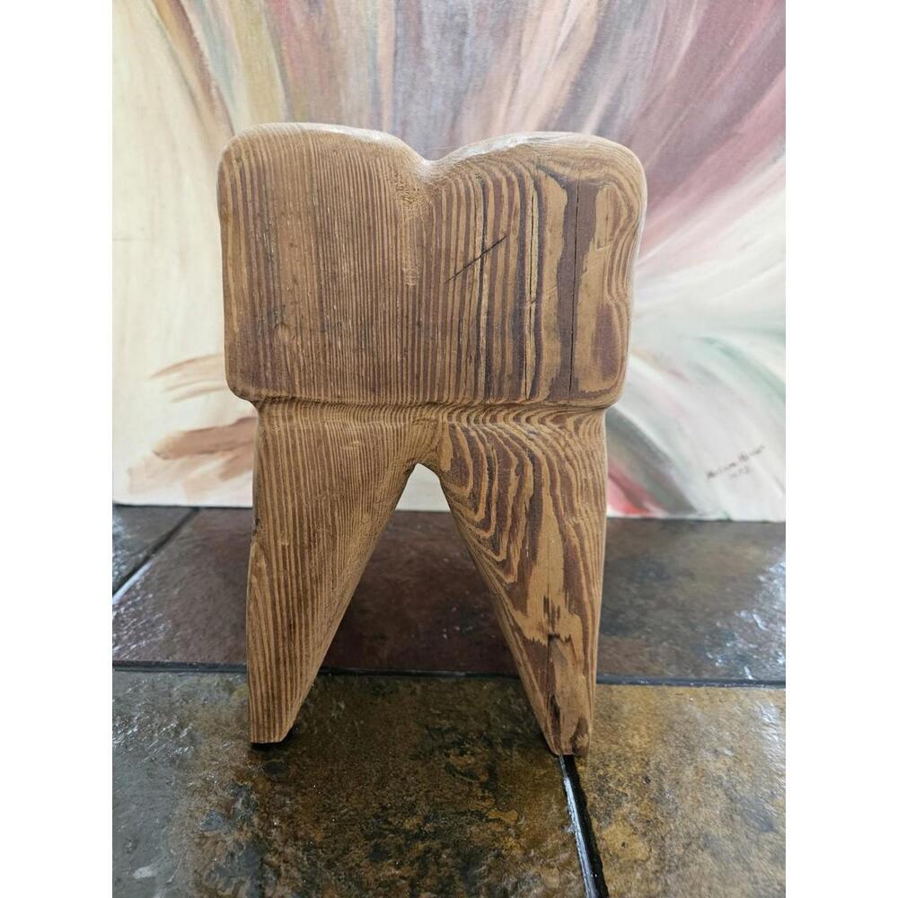Giant Wooden Human Tooth Dental Office Decor Hand Carved Sculpture Vtg Rare Art - Picture 2 of 11